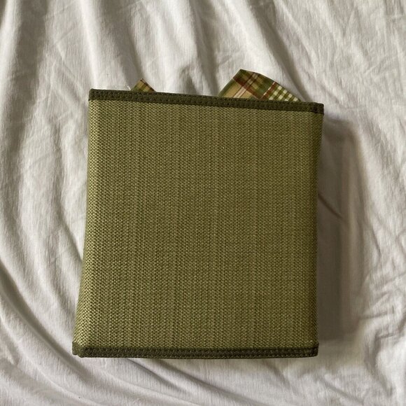 Outdoor Picnic Knife & Board Set By Waterford With Plaid Napkins & Canvas Case - Picture 9 of 9